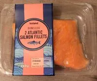 Mängden socker i 2 Atlantic Salmon Fillets