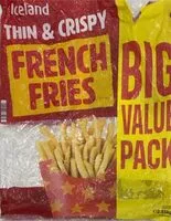 Mängden socker i Thin & Crispy French Fries