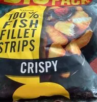 Mängden socker i 100% Fish fillet strips