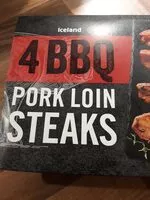 Mängden socker i iceland 4BBQ pork loin steaks