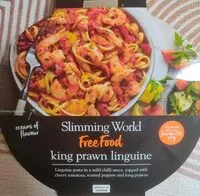 Mängden socker i King prawn linguine