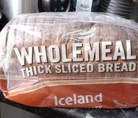 Mängden socker i Wholemeal thick sliced bread