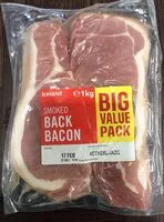 Mängden socker i Smoked Back Bacon