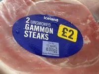 Mängden socker i 2 Unsmoked Gammon Steaks
