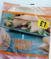 Mängden socker i Tortilla wraps