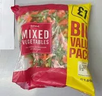 Mängden socker i Mixed Vegetables