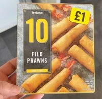 Mängden socker i Filo Prawns