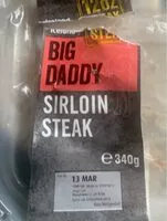 Mängden socker i Big Daddy Sirloin Steak
