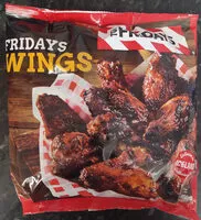 Mängden socker i Fridays wings