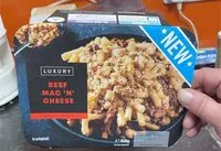 Mängden socker i Beef mac ‘n’ cheese