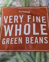 Mängden socker i Very fine whole green beans
