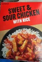 Mängden socker i Sweet n sour chicken with rice