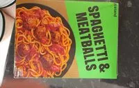 Mängden socker i Spaghetti and meatballs