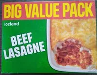 Mängden socker i Beef Lasagne Big Value Pack