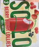 Mängden socker i Berry Burst Lollies