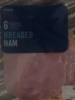 Mängden socker i Breaded ham