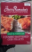 Mängden socker i Harry Ramsden salt vinegar battered cod 2pk