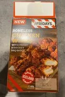 Mängden socker i TGI Fridays boneless chicken wings
