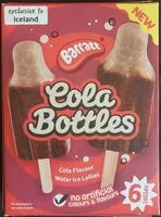 Mängden socker i Cola Bottles-Iceland