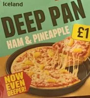 Mängden socker i Deep Pan Ham and Pineapple Pizza