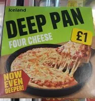 Mängden socker i Deep pan four cheese