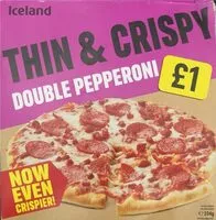 Mängden socker i Thin and crispy double pepperoni
