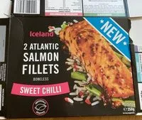 Mängden socker i Atlantic salmon fillets