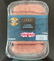Mängden socker i Pork Sausages