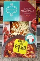 Mängden socker i Spicy meatballs