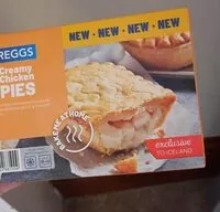 Mängden socker i Cream chicken pies