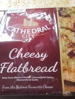 Mängden socker i Cheesy flatbread cathedral city