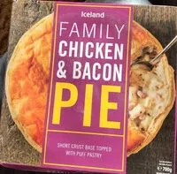 Mängden socker i Family chicken & bacon pie