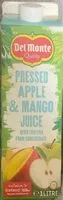 Mängden socker i Pressed apple & mango juice