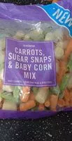 Mängden socker i Carrots sugar snaps AND baby corn mix