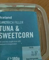Mängden socker i Tuna and sweetcorn sandwich filler
