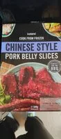 Mängden socker i Chinese Style Pork Belly Sliced
