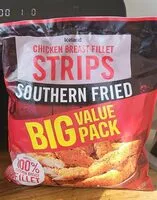 Mängden socker i Chicken breast fillet strips southern fried