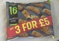 Mängden socker i Mozzarella sticks