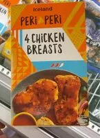 Mängden socker i 4 Peri Peri chicken breast