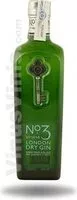 Mängden socker i Gin London Dry Gin Nº 3