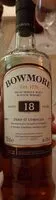 Mängden socker i Bowmore 18 Year Old Travel Exclusive