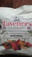 Mängden socker i Taverners wine gums
