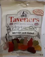 Mängden socker i Taveners British Mix Gums Great British Sweets 165G