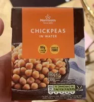 Mängden socker i Chickpeas in water