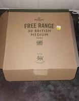 Mängden socker i Free range eggs