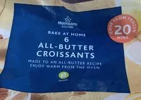 Mängden socker i All butter croissants