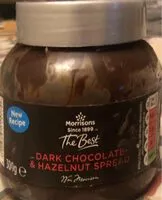 Mängden socker i Dark chocolate & hazelnut spread