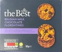Mängden socker i Belgian milk chocolate florentines