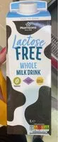 Mängden socker i Lactose free whole milk drink