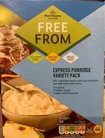 Mängden socker i Express Porridge Variety Pack